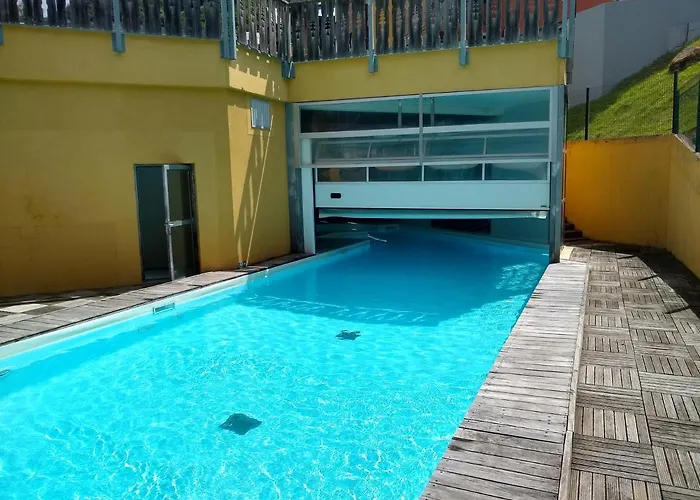 T2 3 Etoiles Piscine Chauffee Sauna Hammam 아파트 코트레